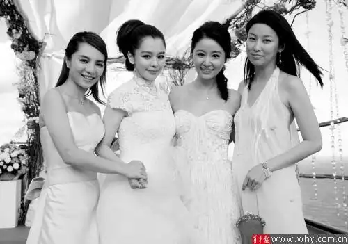 徐若瑄办浪漫婚礼 林心如当伴娘感动落泪(图)