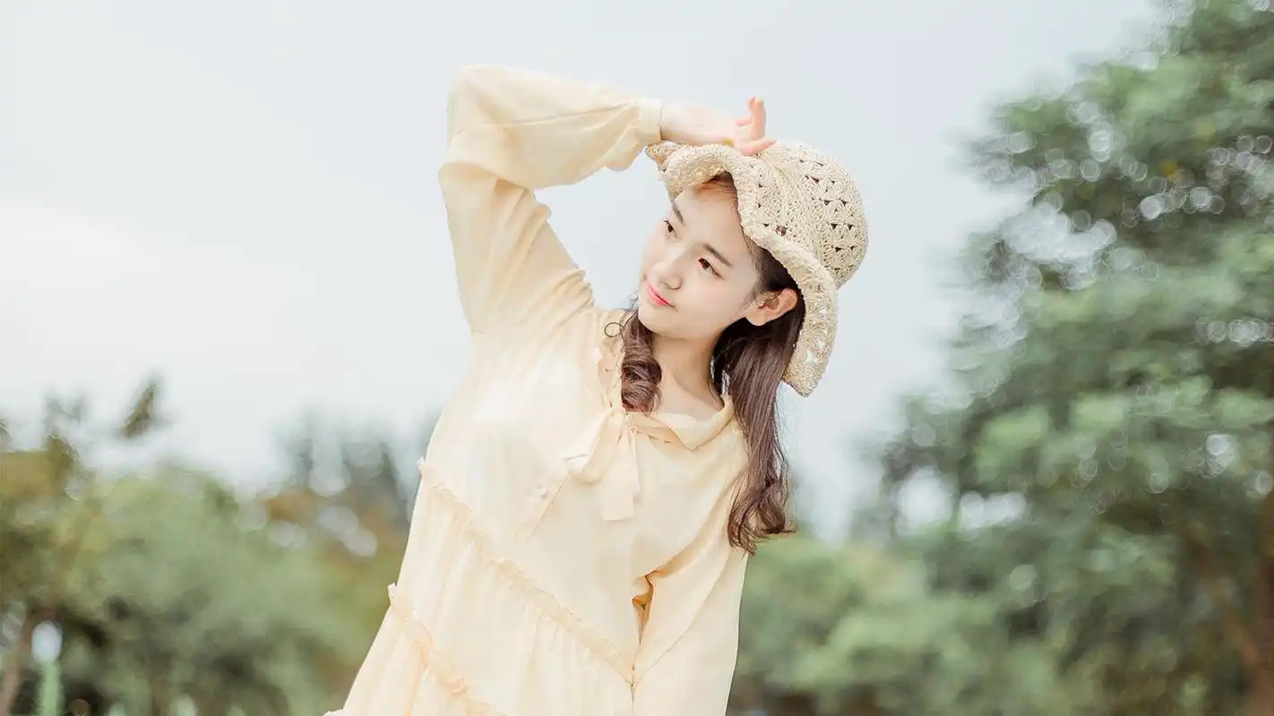 唯美可爱美少女小清新高清桌面壁纸图片