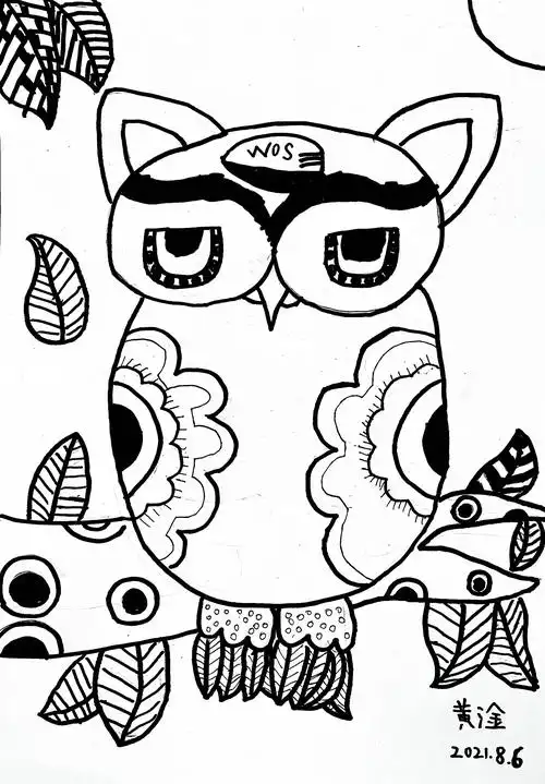 创意老师最喜欢用的勾线笔不是马克笔那种,要比马克笔小头更细一点,但