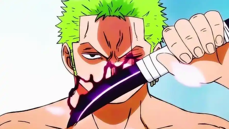 海贼王索隆终于体验到了拿小刀虐人的快乐不愧是鹰眼的徒弟