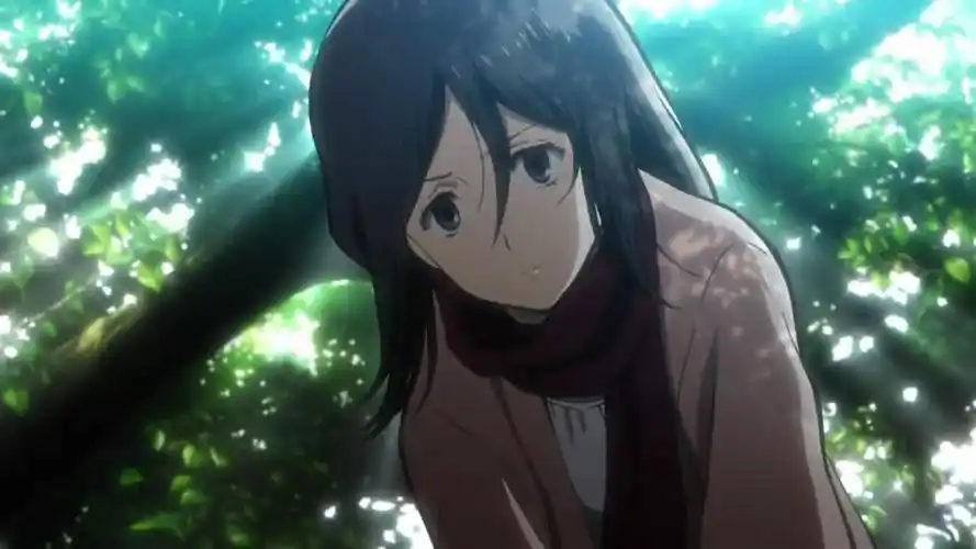 三笠阿克曼 小时候长发图片_百度知道