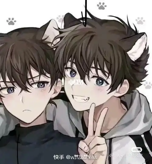 怪盗基德和工藤新一的情侣头像