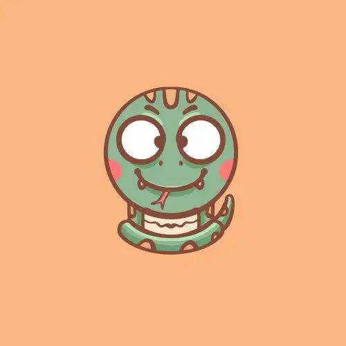 卡通十二生肖蛇 卡通