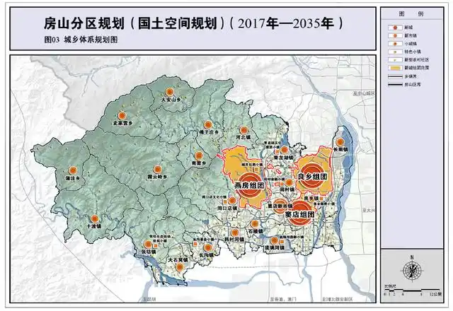 房山分区规划全文发布,打造京保石发展轴