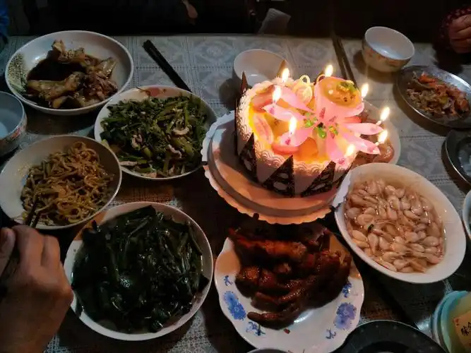 年初二给老太太过生日