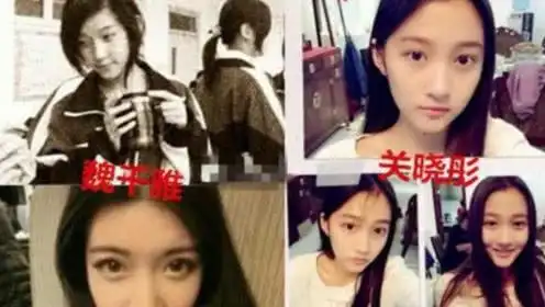 网曝鹿晗初恋女友魏千雅美照,长相和关晓彤非常相似?