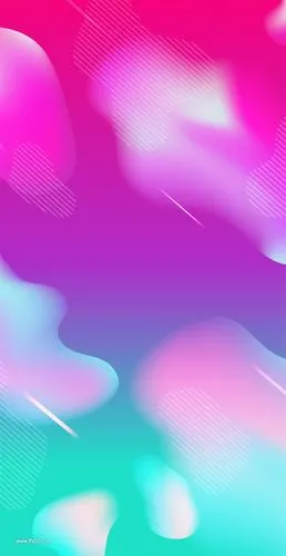 时尚创意彩色几何渐变水光流线型背景海报ai矢量素材