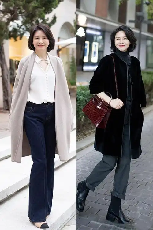 比变老更可怕的是穿错衣!五十岁女人远离这3种外套,俗气又显老