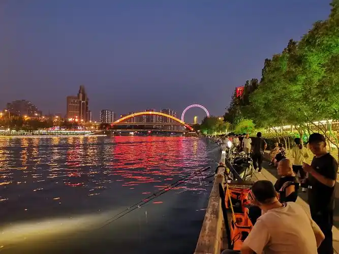 海河夜色美 - 花粉随手拍夜景 花粉俱乐部