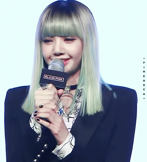 blackpinkgiflisagif美少女gif亚麻灰gif齐刘海gif乖巧gif