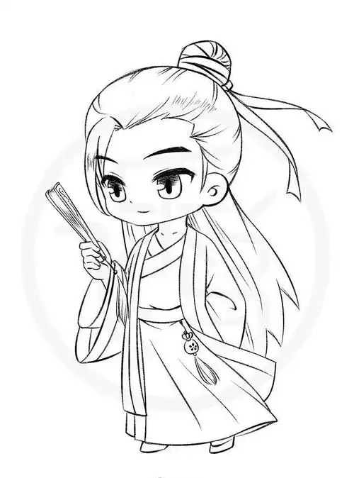 古风美少年|动漫|单幅漫画|wx9420l_原创作品-站酷(zcool)