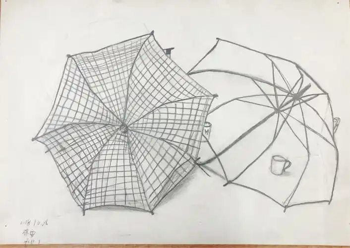 10.28星期天下午提高班素描作品点评欣赏!