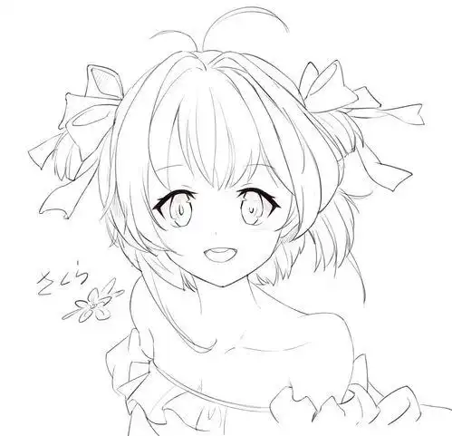 二次元人物简笔画 二次元人物绘画教程