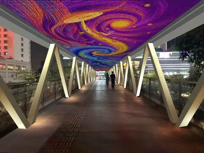 深圳宝安人行天桥照明设计2021神灯奖申报雅江创意照明奖
