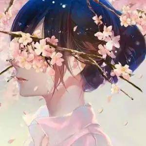 梦幻樱花头像女生高清好看的梦幻唯美樱花女生图片头像