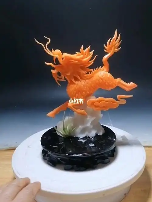 胡萝卜雕麒麟