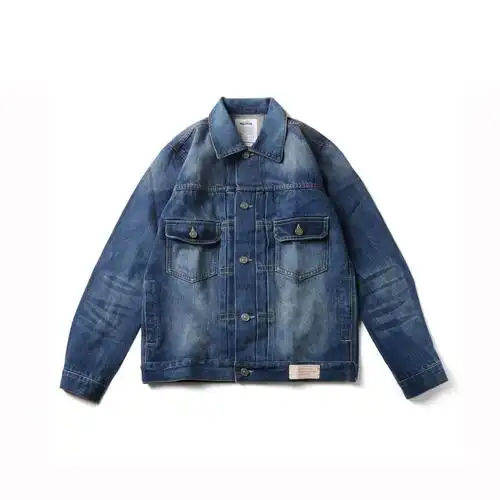 radium 重磅水洗牛仔夹克 日本赤耳丹宁蓝潮牌牛仔衣 余文乐101