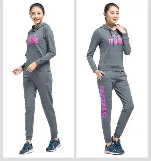 特步xtep舒适健身运动裤 女款针织长裤