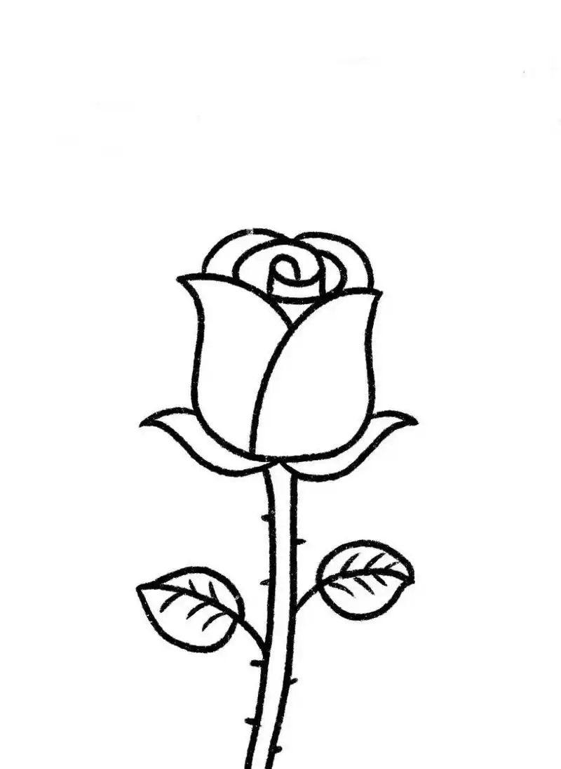 小班涂色 花简笔画素材 可打印  小班涂色 花简笔画素材 可打印