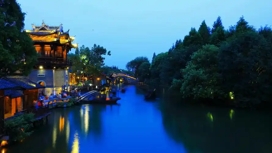 浙江嘉兴乌镇风景摄影高清宽屏桌面壁纸