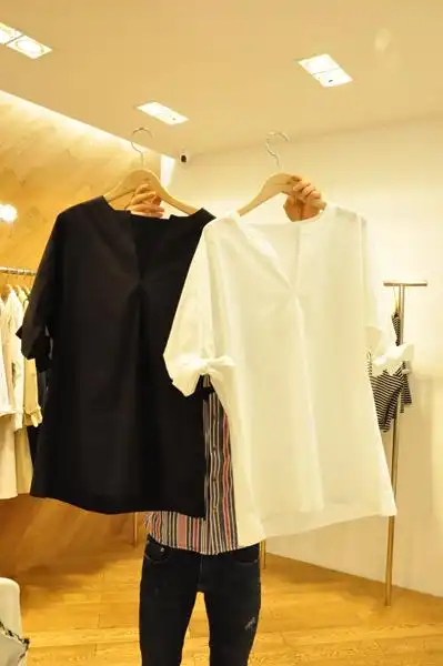 jand loo 女士开领风袖时尚上衣左/右色均码27000