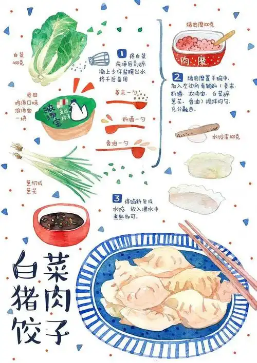 12道暖心手绘菜谱,让你在这个春节牢牢捉住家人的胃!