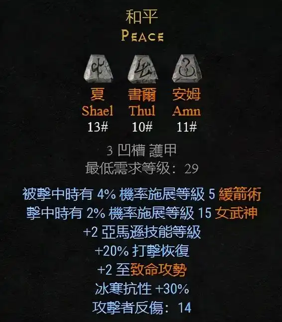 暗黑2谜团符文之语顺序讲解暗黑2谜团符文之语怎么做