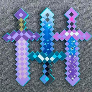 我的世界游戏同款寰宇支配之剑无尽附魔钻石剑玩具周边 寰宇支配之剑