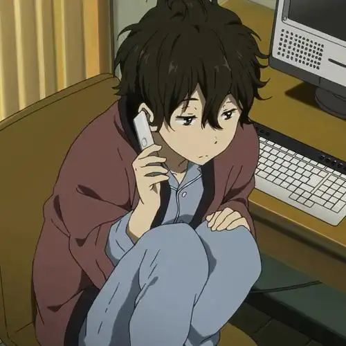 4月28日是「冰菓」折木奉太郎的生日,节能君生日快乐98    #冰菓