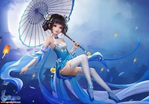 插画设计q版古风萌妹子高清图集精美壁纸208p160m