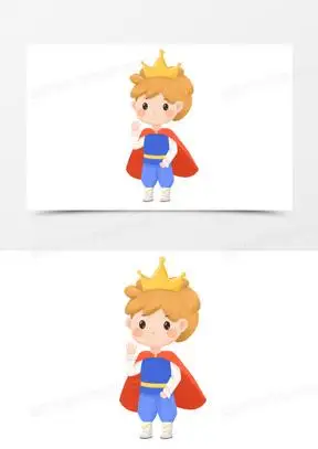 卡通手绘小王子免抠元素