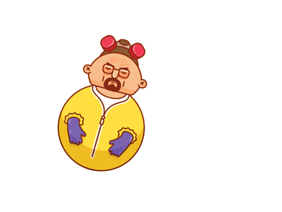 眼镜男滚动球体gif动图_动态图_表情包下载_soogif