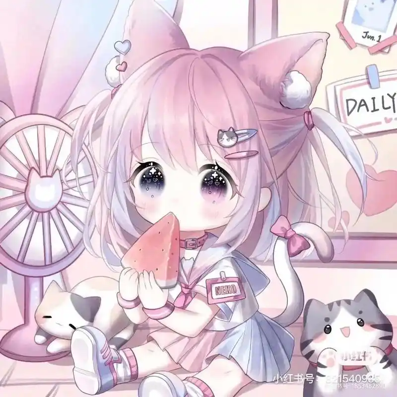 闺蜜头像来啦!#动漫少女 #可爱头像女卡通呆萌 二人三人都有 - 抖音