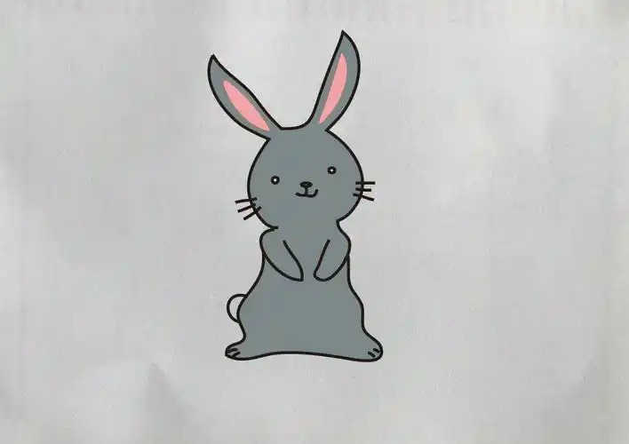 灰兔简笔画视频