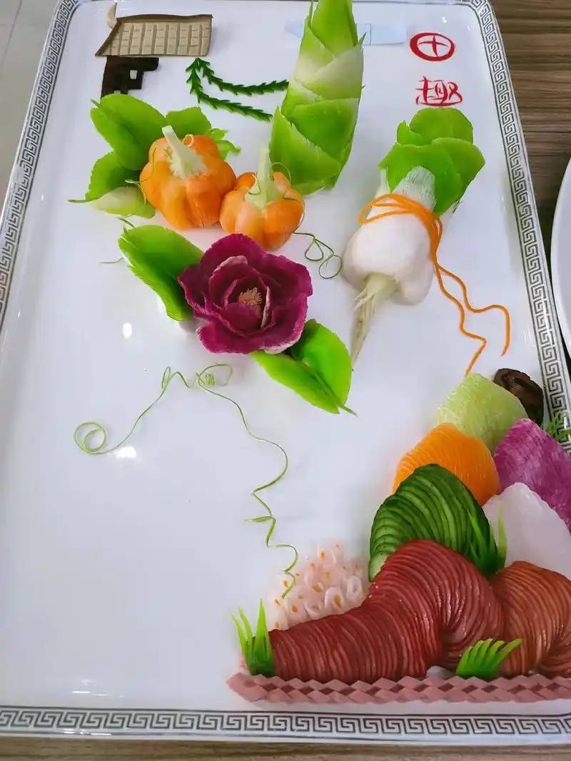 花色冷拼作品#烹饪艺术  - 抖音