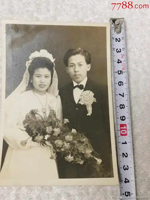 5张民国到五十年代结婚照_价格60元【老照片老物件杂项铺】_第1张