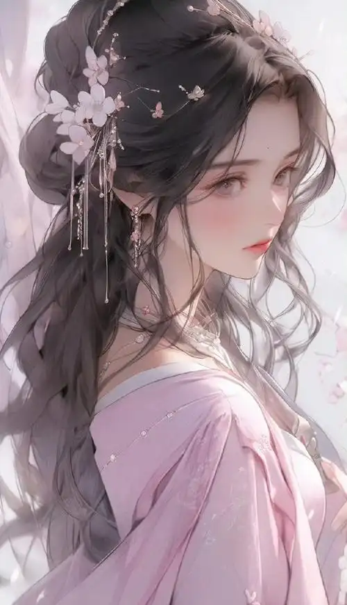 古风美图##手机壁纸##高清壁纸无水印##女生壁纸无水印##粉色##古