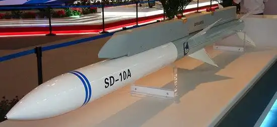 中国国产sd-10a型超视距空空导弹