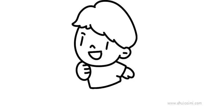 小孩儿童画怎么画 小孩简笔画简单