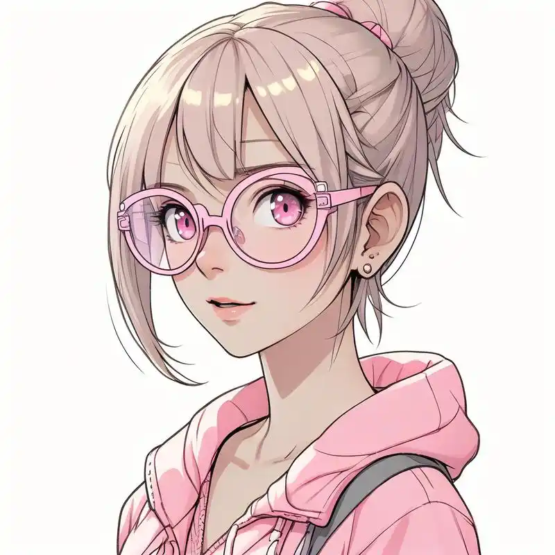 女生戴眼镜头像93超显脸小99 女生戴眼镜头像来啦,拍照真的绝了