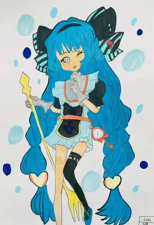 六19班《设计动漫人物形象》