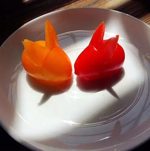 star_星做的在10秒内把小西红柿切成心形