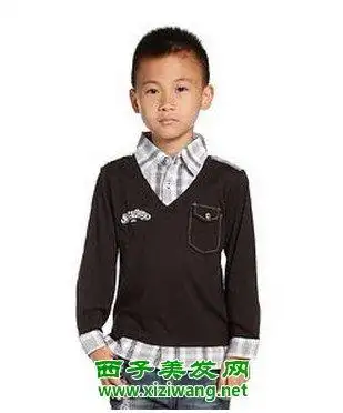 儿童男孩短发酷发型 可爱又调皮