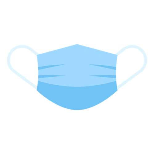 戴口罩步骤示意图卡通