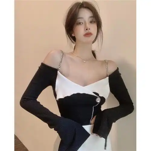 露肩上衣女性感夜店