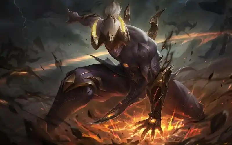 活动作品lol盲僧黑夜使者至臻2022皮肤演示