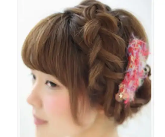 俄罗斯环绕式编发盘发图片 环绕式编发盘发好看吗