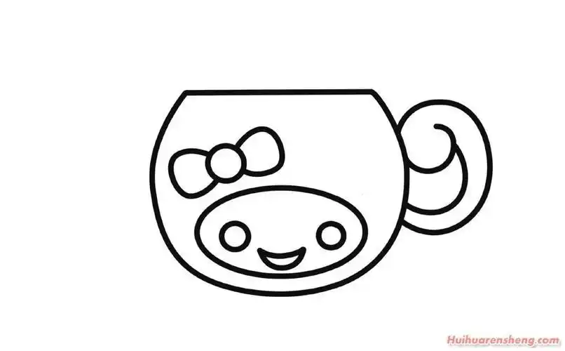 水杯简笔画画法 水杯简笔画分步骤详解儿童简笔画-杯子儿童简笔画