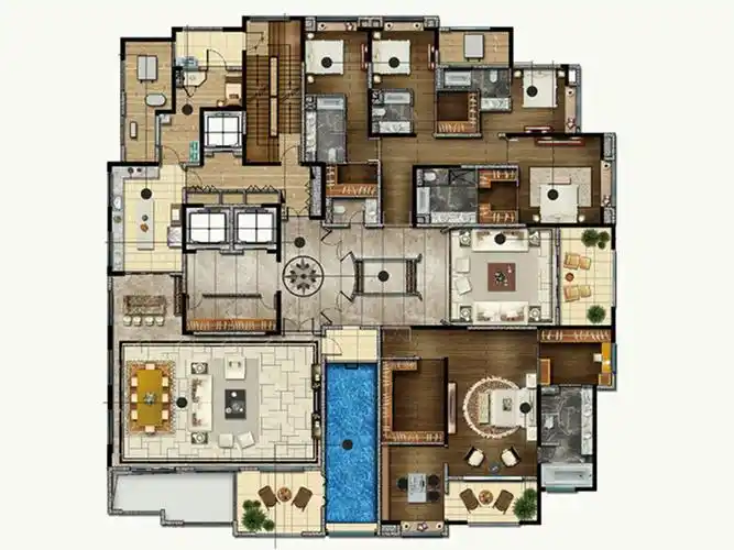 5室3厅5卫310.00㎡