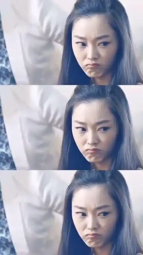 宋轶,生气搞怪表情,嘟嘴太可爱了!